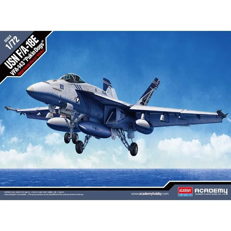 Boeing F / A-18E USN VFA-143 Honden Pukin Schaalmodel Laatste Kans