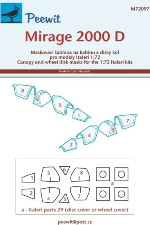 Express Levering Mirage 2000D (designed to be used with Italeri kits) Accessoire