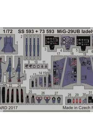 Flitsaanbieding Mikoyan MiG-29UB Izdelye 9.51 (designed to be used with Trumpeter kits) Accessoire