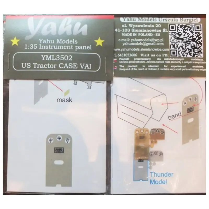 Voordeelprijs US tractor CAS VA1 (ontworpen om te worden gebruikt in combinatie met Thunder Models kits)