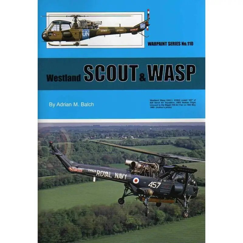 Meest Verkocht Boek Westland Scout Wasp.Dit boek in de Warpaint serie richt zich op de ontwikkeling dienst geschiedenis van het Westland Scout