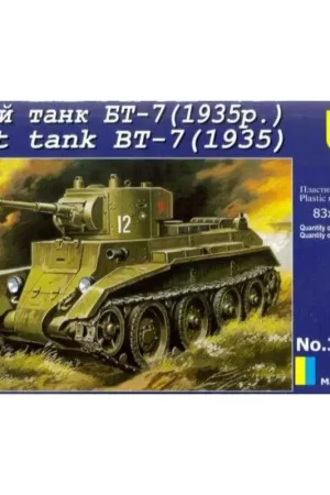 Russisch BT-7 lichte tank model 1935 Schaalmodel Direct Beschikbaar