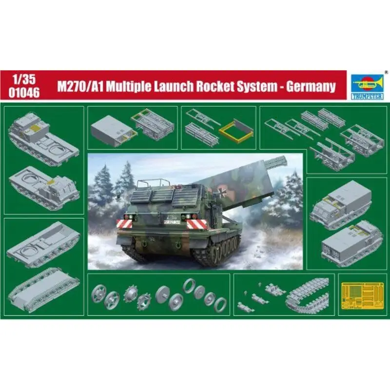 Betrouwbaar M270 / A1 Multiple Launch Rocket System - Duitsland Schaalmodel