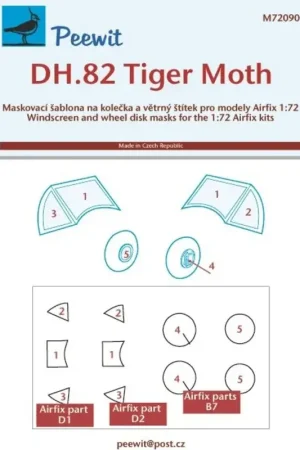 de Havilland DH.82 Tiger Moth (ontworpen om te worden gebruikt in combinatie met Airfix kits) Koopje