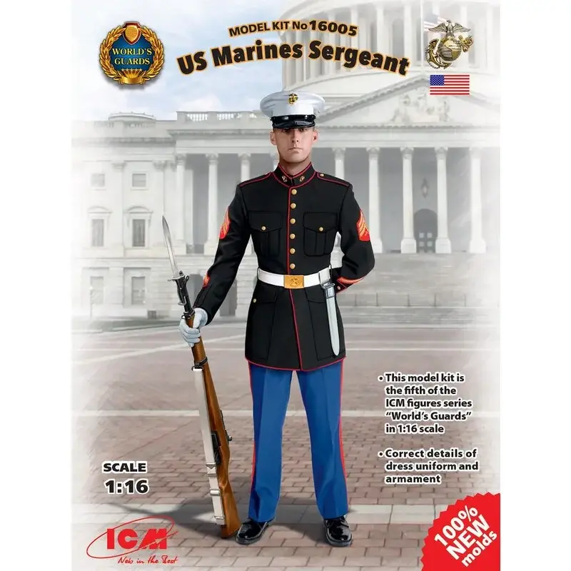 US Marines Sergeant (100% nieuwe schimmels) VERWACHT LATE maart 2017 !!! Figuren Bestseller