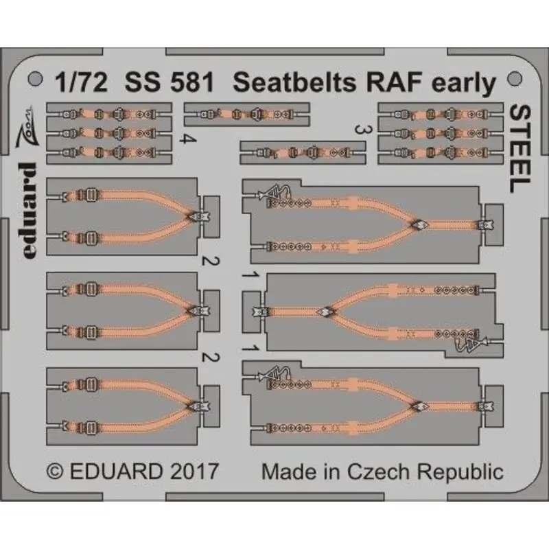 Veiligheidsgordels RAF vroeg STEEL kits Accessoire Beste Prijs
