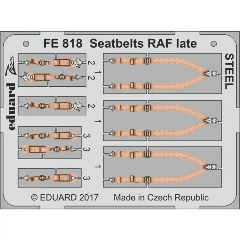 Betrouwbaar Veiligheidsgordels RAF late STEEL Accessoire
