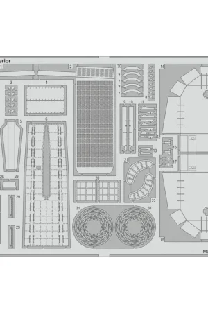 Aanbieding Sukhoi Su-27 Flanker B buitenkant (ontworpen om te worden gebruikt in combinatie met de Hobby Boss kits)
