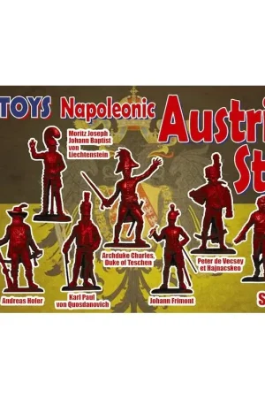 Napoleontische Oostenrijkse Personeel (NO BOX. DIT IS poly zakken) Figuren Actieprijs