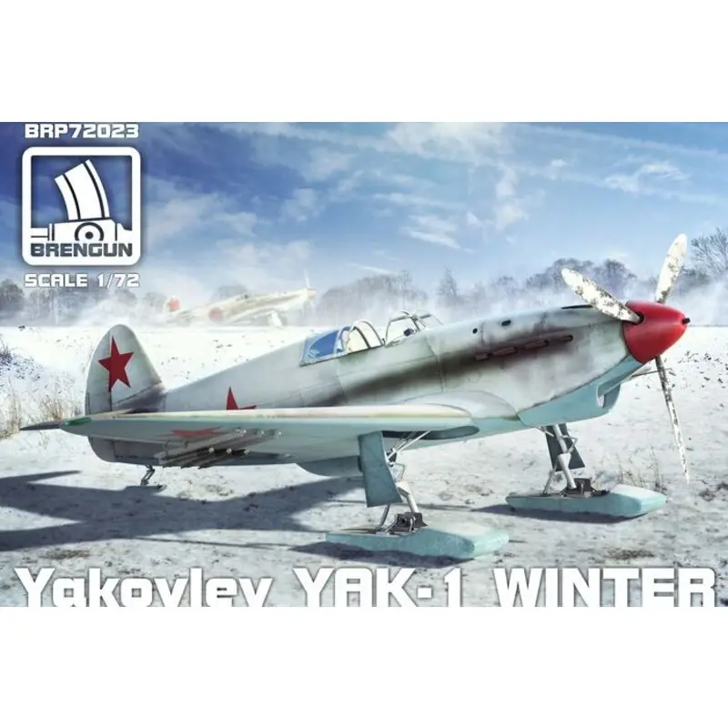Yakovlev Yak-1 winter versie op ski's Schaalmodel Gecertificeerd