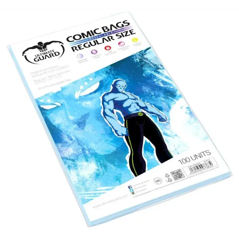 Lage Kosten Ultimate Guard Comic Bags Resealable Regular Size (100)
