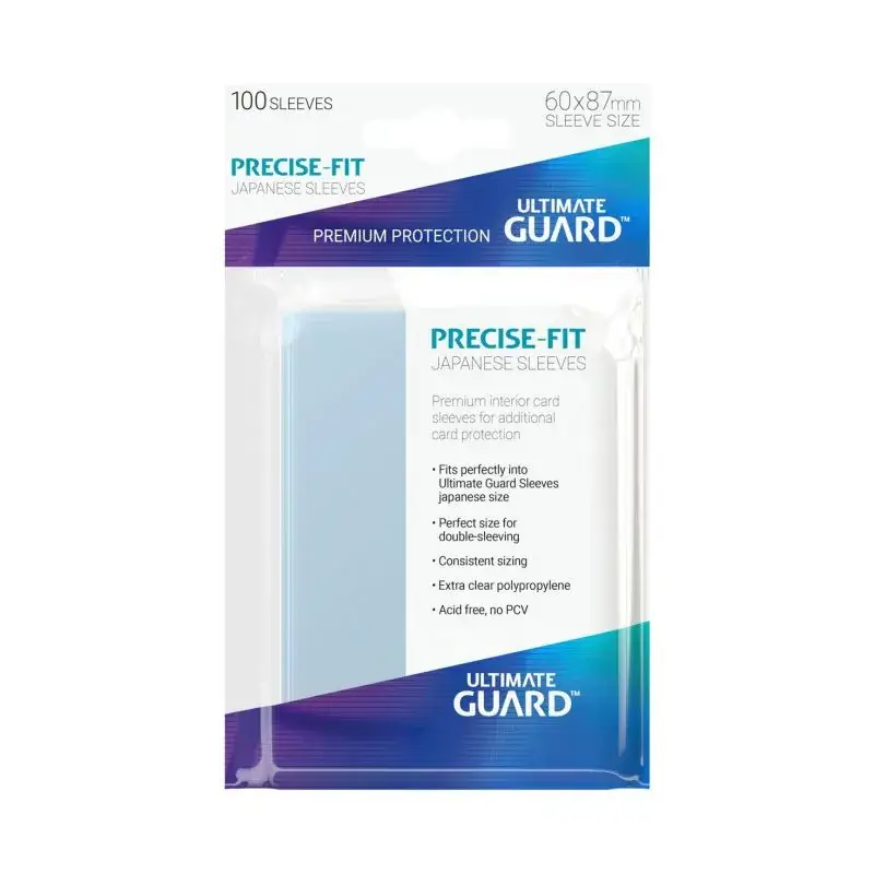 Snelle Levering Ultimate Guard Precise-Fit Sleeves Japanese Size Transparent (100)