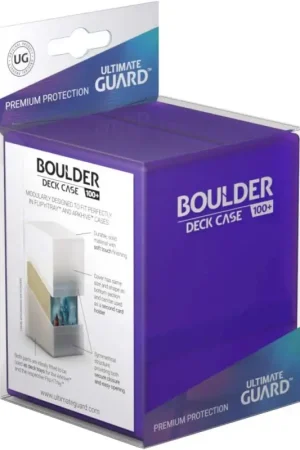 Finale Uitverkoop Ultimate Guard Boulder Deck Case 100+ Standard Size Amethyst
