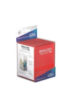 Ultimate Guard Boulder Deck Case 100+ Standard Size Ruby Nieuw