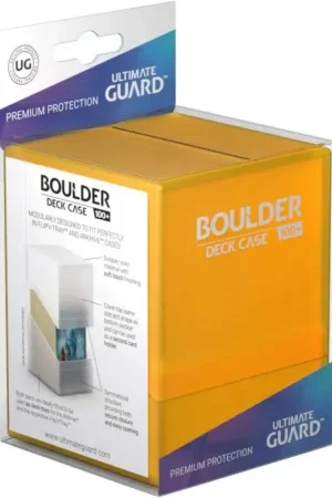 Ultimate Guard Boulder Deck Case 100+ Standard Size Amber Bestel Nu