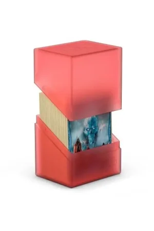 Gratis Retour Ultimate Guard Boulder Deck Case 80+ Standard Size Ruby