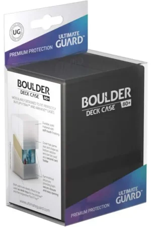 Hoge Kwaliteit Ultimate Guard Boulder Deck Case 80+ Standard Size Onyx