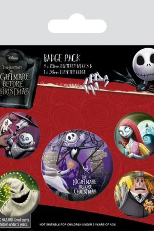 Koopje Nightmare Before Christmas Pin Badges 5-Pack Characters