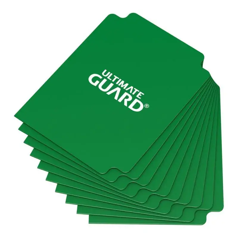 Direct Verzonden Ultimate Guard Card Dividers Standard Size Green (10)