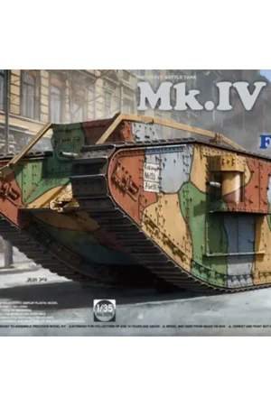 WWI Heavy Battle Tank Mk IV 2 in 1 (Special Edition) Monteer als Man of Vrouw versie Schaalmodel Koop Online