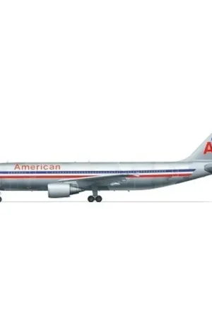 Airbus A300-600 American Airlines gezeefdrukte decals [omvat Revell RV4206 Beluga delen] Veilige Betaling