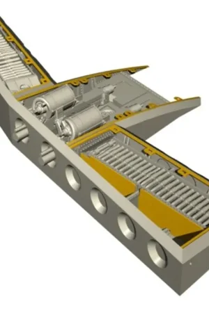 Hawker Tempest Mk.II / Mk.V / Mk.VI - Bewapening set voor bakboord wing (ontworpen om te worden gebruikt in combinatie met Speci Nieuw