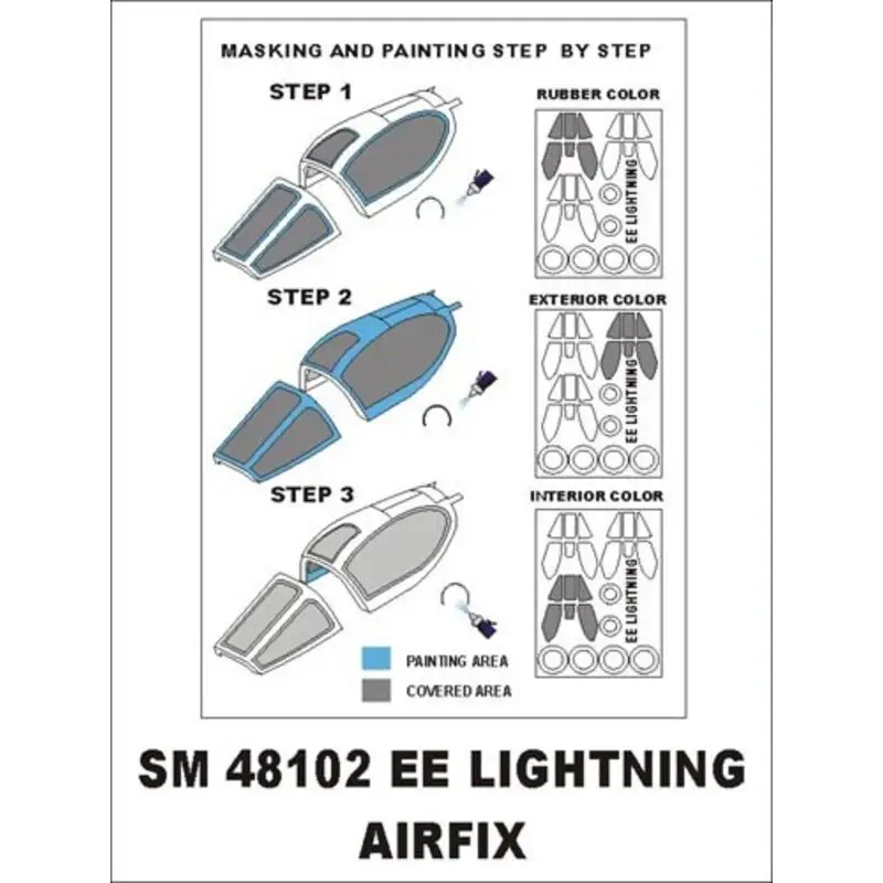 BAC / EE Lightning F.2A / F.6 (exterior and interior) (designed To Be Farming with Airfix kits) Seizoensaanbieding