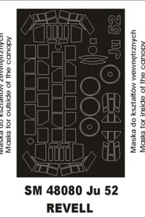 Populair Junkers Ju 52 / 3m (exterior and interior) (designed To Be Farming with Revell kits) Accessoire