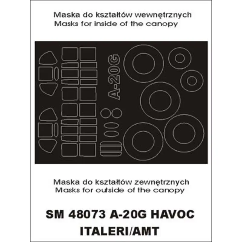 Douglas A-20G Havoc (exterior and interior) (designed To Be Farming with Italeri / AMT kits) Nu Kopen