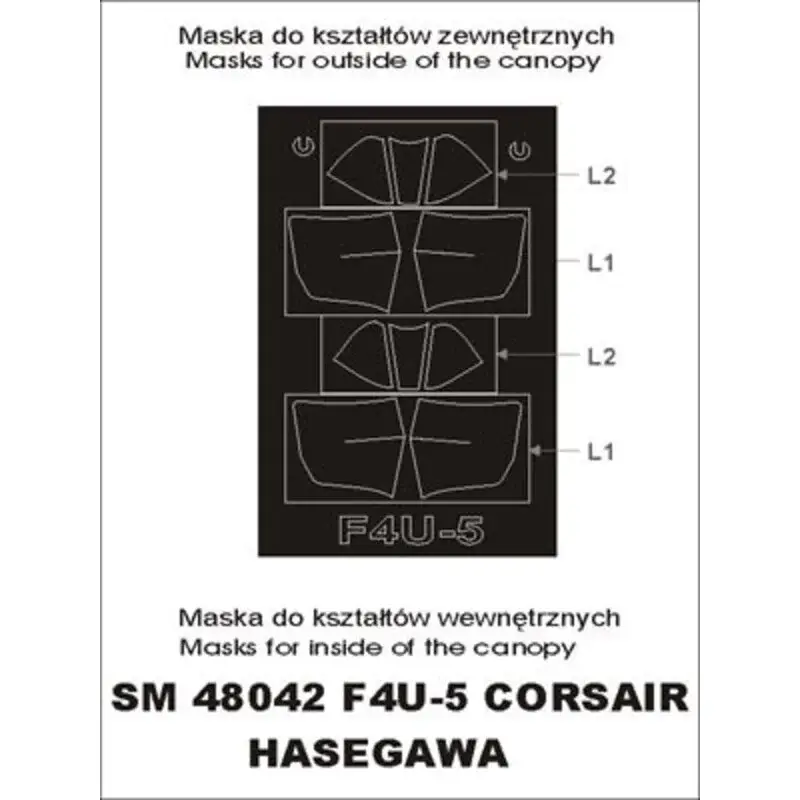Vought F4U-5 Corsair (exterior and interior) (designed To Be Farming with Hasegawa kits) Premium