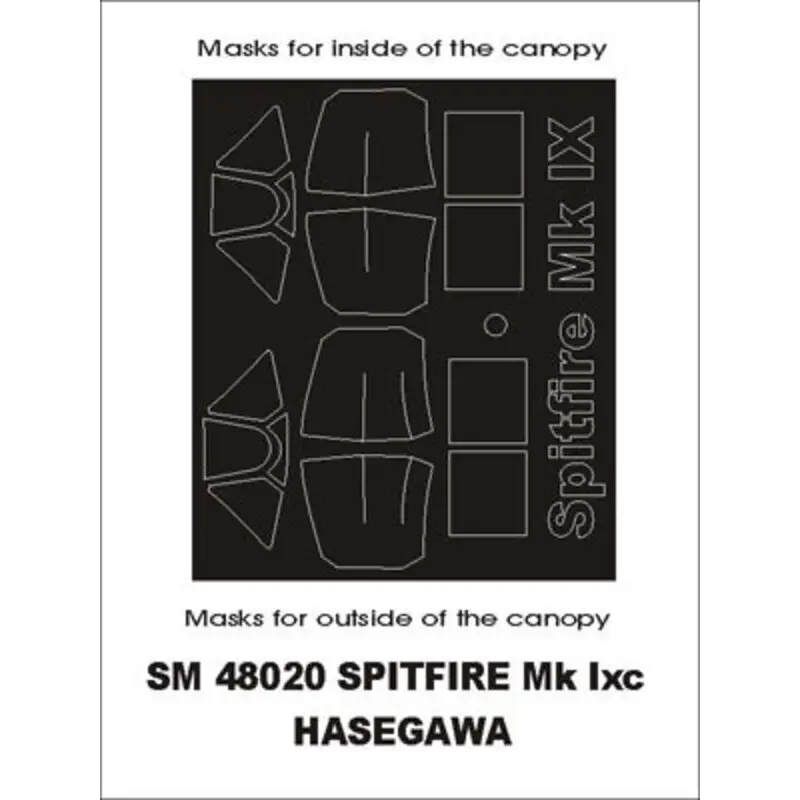 Supermarine Spitfire Mk.IXc (exterior and interior) (designed To Be Farming with Hasegawa kits) Bestseller
