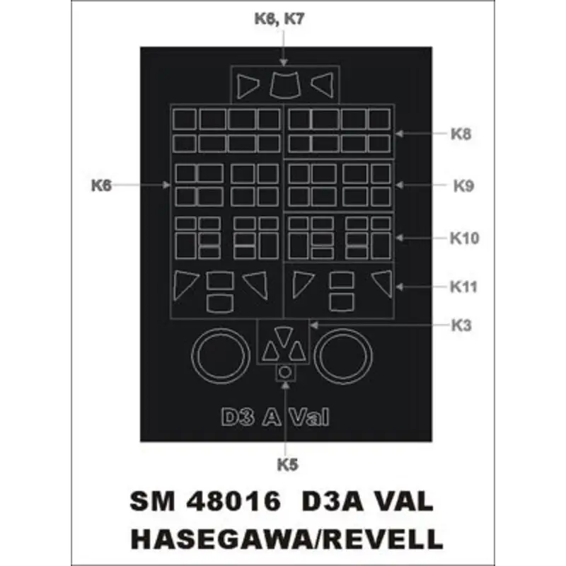 Alleen Vandaag Aichi D3A1 Type 99 Val (exterior) (designed To Be Farming with Hasegawa kits) Accessoire