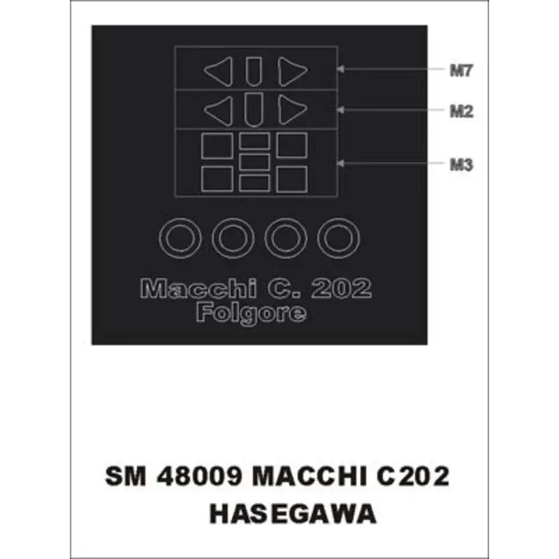 Macchi C.202 (exterior) (designed To Be Farming with Hasegawa kits) Accessoire Op = Op