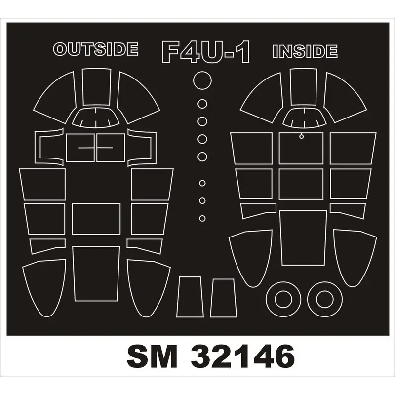 Vought F4U-1 Corsair (exterior and interior) (designed To Be Farming with Tamiya kits) Seizoensaanbieding
