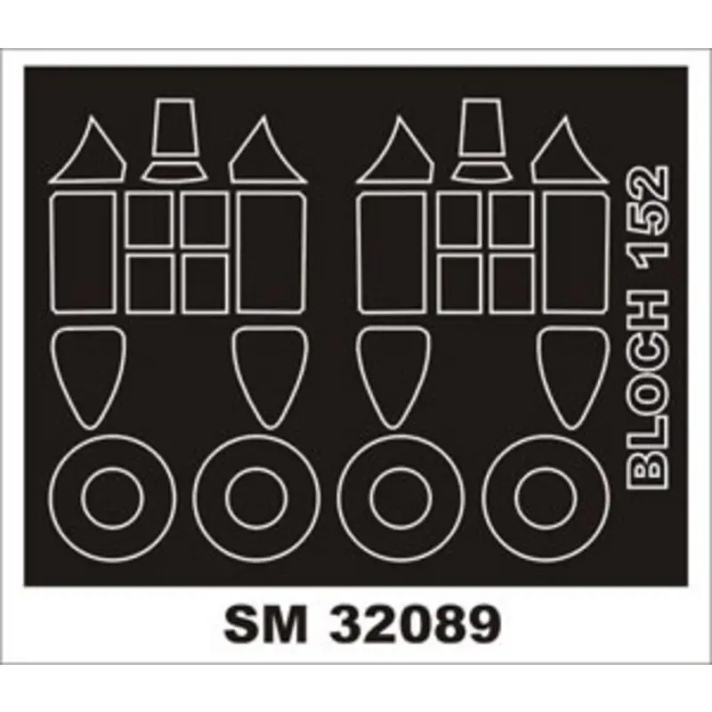 Marcel Bloch MB.152C.1 (exterior and interior) (designed To Be Farming with Azur kits) Beperkt Aanbod