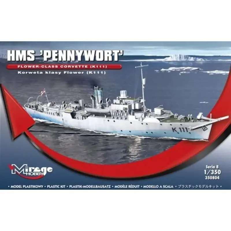 Aanbieding HMS pennywort Flower - Class Corvette (K111) Schaalmodel