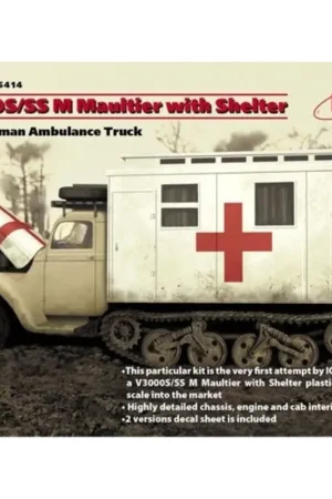 V3000S / SS M Maultier with Shelter Schaalmodel Snelle Levering