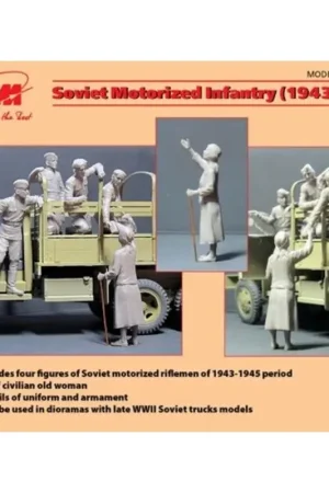Betrouwbaar Motorised Infantry Soviet 1944-1945 (Figures 4 x) Figuren