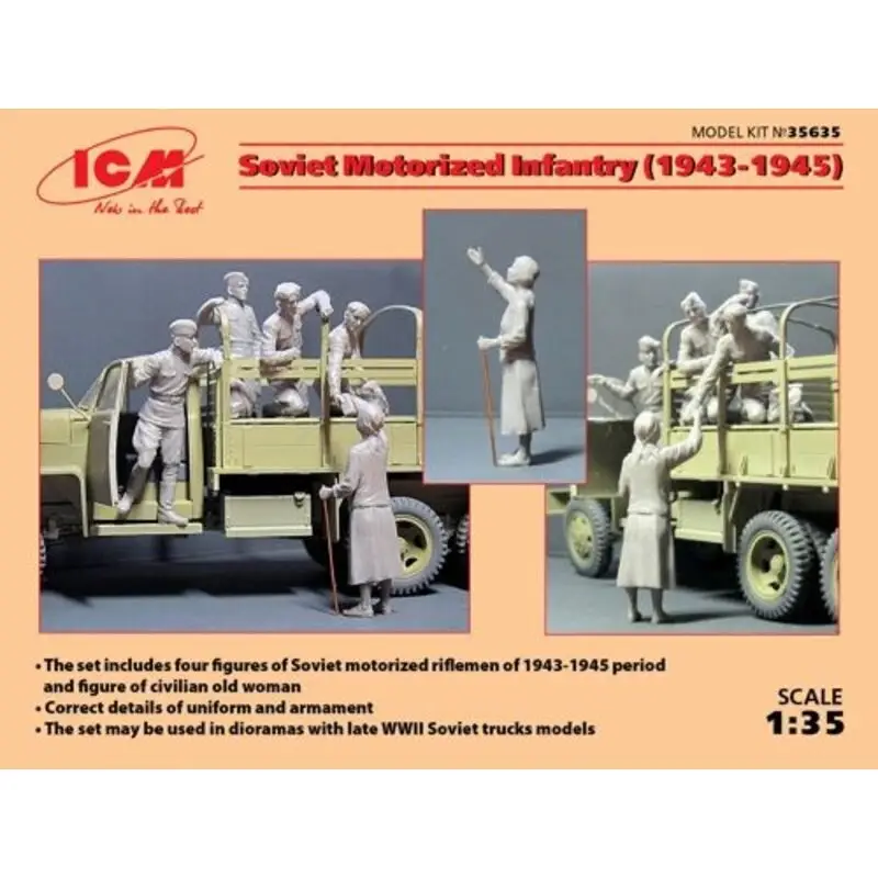 Betrouwbaar Motorised Infantry Soviet 1944-1945 (Figures 4 x) Figuren
