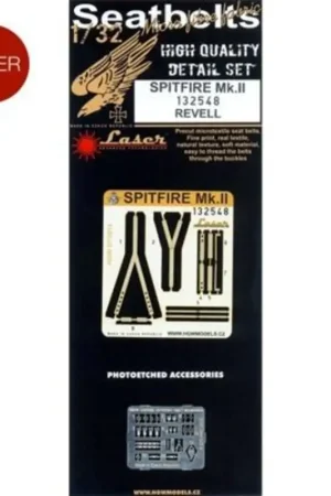 Supermarine Spitfire Mk.II (QS Sutton Harness) - Seatbelts (designed To Be Farming with Revell kits) Gereduceerde Prijs