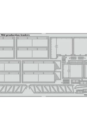 tiger 1 mid prod.fender Schaalmodel Fabrieksprijs