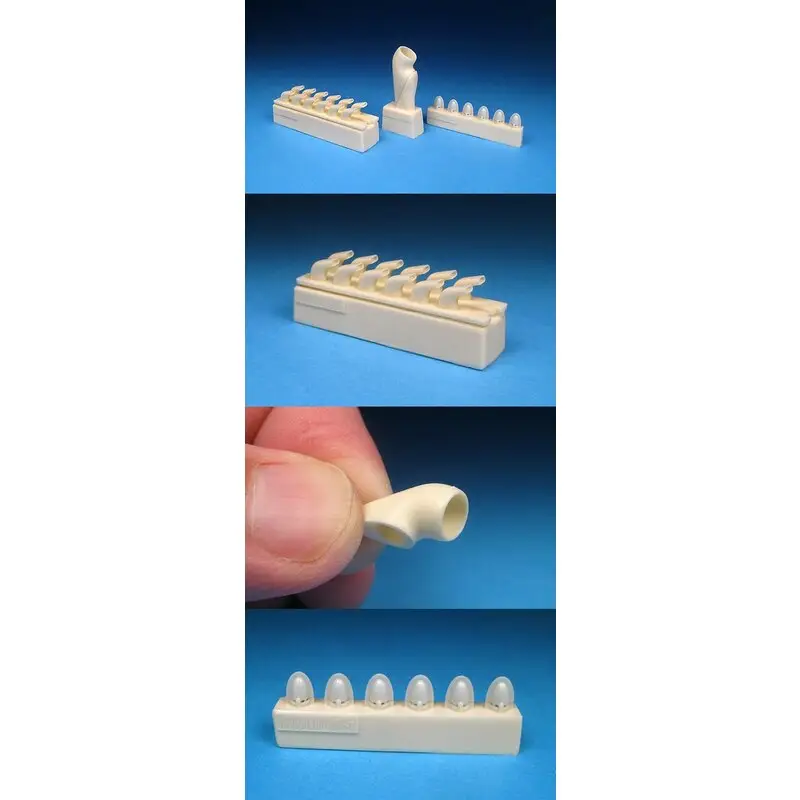 Messerschmitt Bf 109G-10 Intake and Exhaust Set Accessoire Uitverkoop