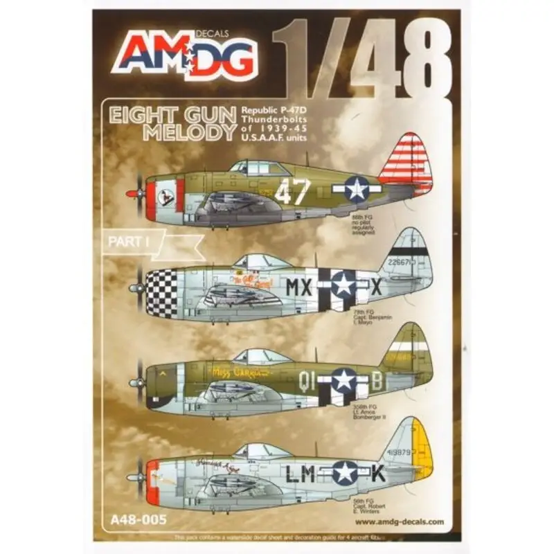 Lage Kosten Sticker Republic P-47D Thunderbolt