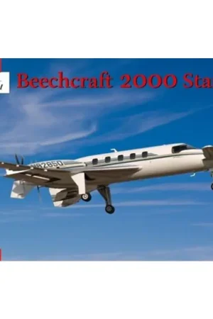 2000 Beechcraft Starship N8285Q Schaalmodel Laatste Kans