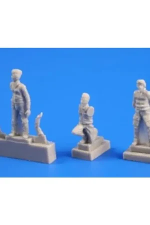 Shop Nu Czechoslovak pilot (1 fig.) And mechanic (2 fig.) For Mikoyan MiG-15 Figuren