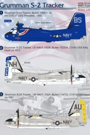 Sticker Grumman S-2 Tracker Decal Seizoensaanbieding