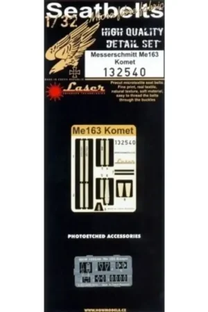 Finale Uitverkoop Messerschmitt Me 163 Komet Seat belts (designed to be used with Meng Models and Hasegawa kits)
