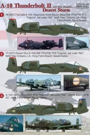 Seizoensaanbieding Sticker Republic A-10 Thunderbolt II Decal