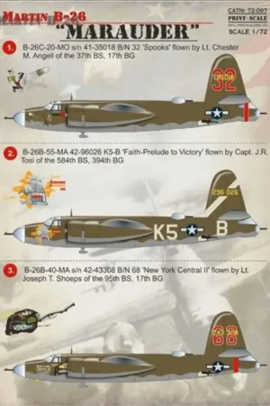 Koop Vandaag Sticker Martin B-26 Marauder Decal