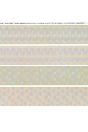 Sticker 4 - 5 colour 'lozenge' pale reversed full pattern width upper - lower (for inside fuselage) Korting